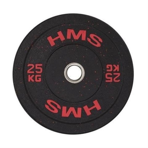 Talerz olimpijski Bumper 25 kg Czerwony HMS HTBR25 Talerz olimpijski Bumper 25 kg Czerwony HMS HTBR25