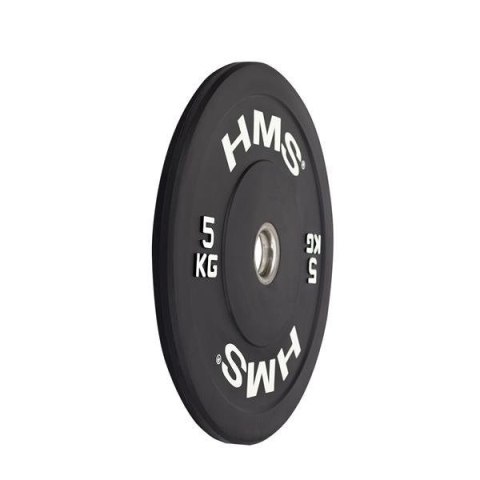 Talerz olimpijski Bumper 5 kg Czarny HMS BBR05 Talerz olimpijski Bumper 5 kg Czarny HMS BBR05