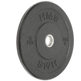 Talerz olimpijski Bumper 5 kg Czarny HMS CHTBR05