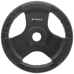 Talerz olimpijski ogumowany 25 kg HMS TOK25