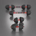 Zestaw ciężarów 6w1 HMS SGN120 (sztanga, sztangielki i kettlebell) 20kg