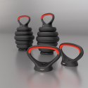 Zestaw ciężarów 6w1 HMS SGN120 (sztanga, sztangielki i kettlebell) 20kg