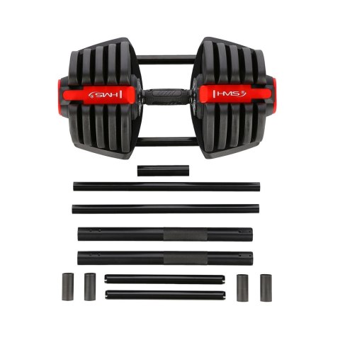 Zestaw regulowanych sztangielek HMS SGR40 PRO SET 2w1 43,5 kg Zestaw regulowanych sztangielek HMS SGR40 PRO SET 2w1 43,5 kg