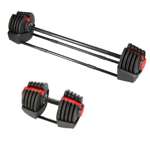 Zestaw regulowanych sztangielek HMS SGR40 PRO SET 2w1 43,5 kg Zestaw regulowanych sztangielek HMS SGR40 PRO SET 2w1 43,5 kg