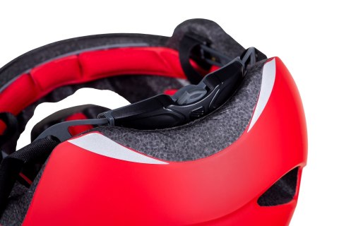 Kask rowerowy Volantis S-M 54 - 58 CM Black Red Kask rowerowy Volantis S-M 54 - 58 CM Black Red