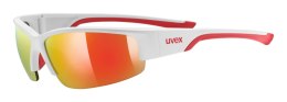 Okulary Uvex Sportstyle 215 biały-czerwony