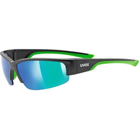 Okulary Uvex Sportstyle 215 czarny-zielony Okulary Uvex Sportstyle 215 czarny-zielony