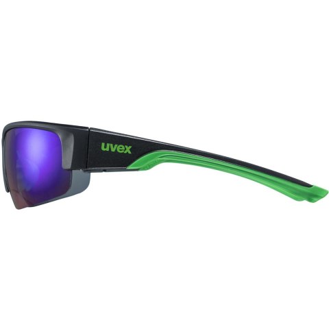 Okulary Uvex Sportstyle 215 czarny-zielony Okulary Uvex Sportstyle 215 czarny-zielony