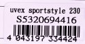 Okulary Uvex Sportstyle 230 niebieski mat