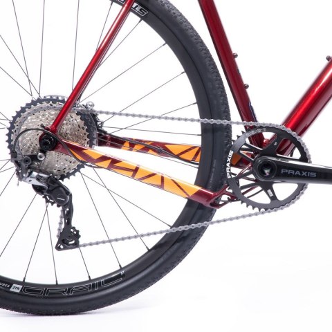 Rower gravel VAAST 700C APEX GRX 54cm M Gloss Berry Red Rower gravel VAAST 700C APEX GRX 54cm M Gloss Berry Red