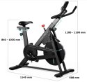 Rower spinningowy, stacjonarny, magnetyczny OVICX Q100EU (WYPRZEDAŻ)