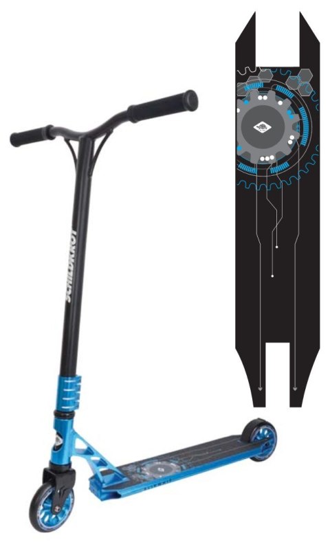 Hulajnoga Schildkrot Flipwhip czarno-niebieska 510401 Hulajnoga Schildkrot Flipwhip czarno-niebieska 510401