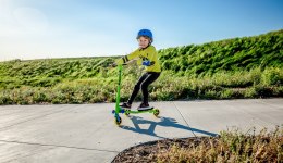 Yvolution Hulajnoga Fliker Air A1 zielono-niebieska