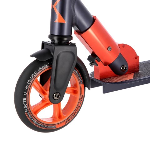 Hulajnoga miejska NILS EXTREME HD145 GRAPHITE-ORANGE Hulajnoga miejska NILS EXTREME HD145 GRAPHITE-ORANGE