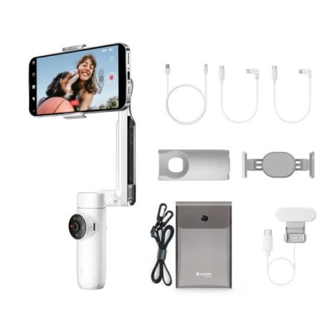 Insta360 Flow Creator Kit (Summit White) - stabilizator 3-osiowy, gimbal Insta360 Flow Creator Kit (Summit White) - stabilizator 3-osiowy, gimbal