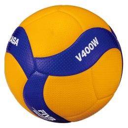 Piłka do siatkówki Mikasa V400W żółto-niebieska rozm. 4