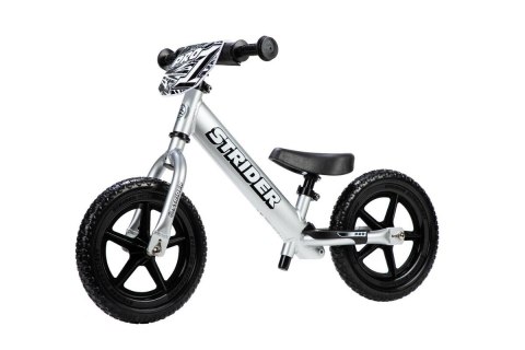 Strider Rowerek Biegowy 12" PRO Silver Srebrny ST-P4SI Strider Rowerek Biegowy 12" PRO Silver Srebrny ST-P4SI