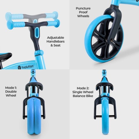 Yvolution Rowerek VELO JUNIOR niebieski Yvolution Rowerek VELO JUNIOR niebieski