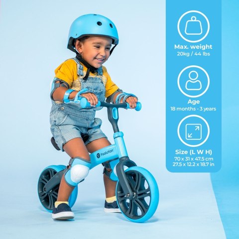 Yvolution Rowerek VELO JUNIOR niebieski Yvolution Rowerek VELO JUNIOR niebieski