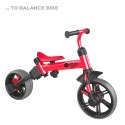 Yvolution YVelo Flippa Ewolucyjny rower biegowy 3w1 - czerwony