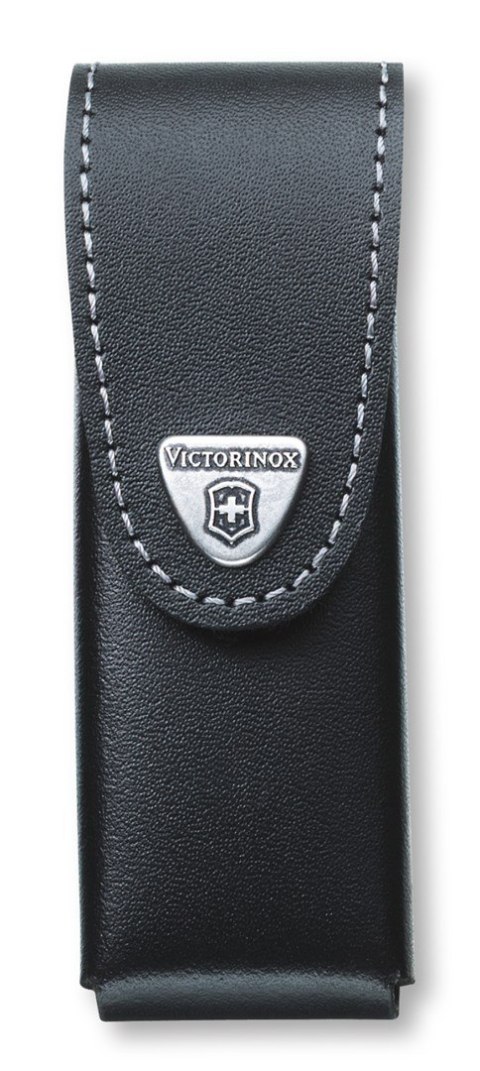 Etui Victorinox na pasek ze skóry, duże, czarne Etui Victorinox na pasek ze skóry, duże, czarne