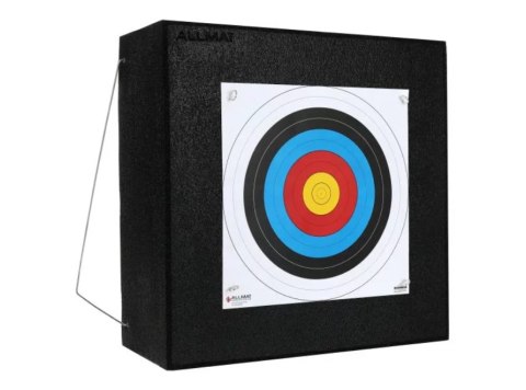 Mata łucznicza do tarcz utwardzona 60x60x15 ze stelażem Mata łucznicza do tarcz utwardzona 60x60x15 ze stelażem