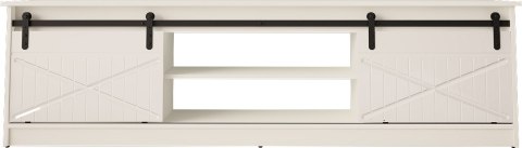 Szafka RTV GRANERO 200x56,7x35 biały/biały połysk Szafka RTV GRANERO 200x56,7x35 biały/biały połysk