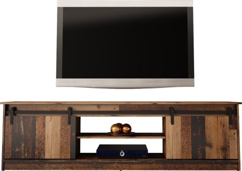 Szafka RTV GRANERO 200x56,7x35 old wood Szafka RTV GRANERO 200x56,7x35 old wood