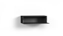 Szafka RTV NEGRO 100x40xH.30 czarny/czarny mat