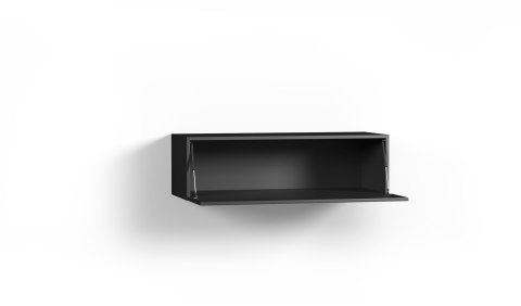 Szafka RTV NEGRO 100x40xH.30 czarny/czarny mat Szafka RTV NEGRO 100x40xH.30 czarny/czarny mat