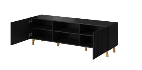 Szafka RTV PAFOS 150x40x52 czarny mat Szafka RTV PAFOS 150x40x52 czarny mat