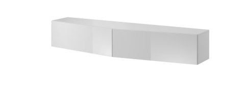 Szafka RTV VIGO SLANT 180cm (2x90) biały/biały poł Szafka RTV VIGO SLANT 180cm (2x90) biały/biały poł