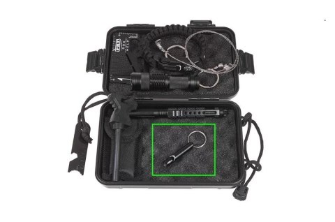 Gwizdek przetrwania GUARD Whistle Aluminium czarny (YC-010-BL) Gwizdek przetrwania GUARD Whistle Aluminium czarny (YC-010-BL)