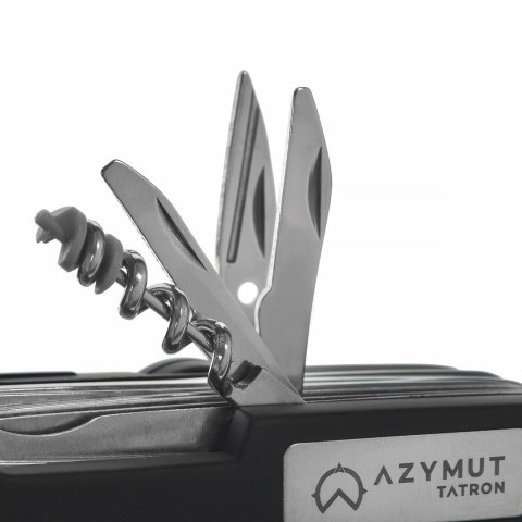 Scyzoryk AZYMUT Tatron - 25 narzędzi + kabura, 90mm czarny ( HK20017BL ) Scyzoryk AZYMUT Tatron - 25 narzędzi + kabura, 90mm czarny ( HK20017BL )