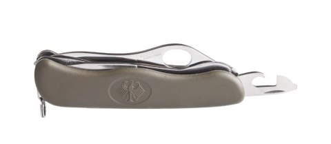 Scyzoryk Victorinox Bundeswehr, 10 f, 111mm, ząbkowany, zielony, OneHand (0.8461.MW4DE) Scyzoryk Victorinox Bundeswehr, 10 f, 111mm, ząbkowany, zielony, OneHand (0.8461.MW4DE)