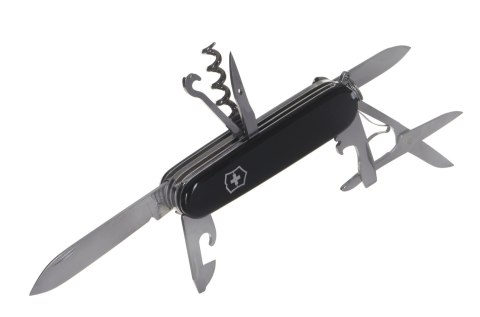 Scyzoryk Victorinox Huntsman, 15 f, 91mm, czarny Scyzoryk Victorinox Huntsman, 15 f, 91mm, czarny