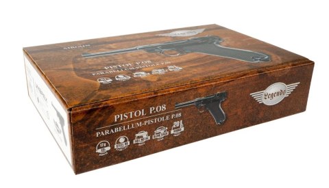 Wiatrówka pistolet LEGENDS P.08 Blow Back kal.4,46mm BB Ekp Wiatrówka pistolet LEGENDS P.08 Blow Back kal.4,46mm BB Ekp