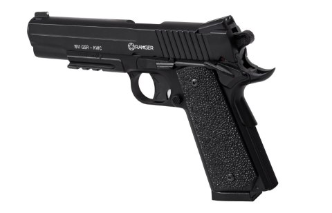 Wiatrówka pistolet RANGER 1911 GSR KWC kal. 4,5 BBs 20 strz. METAL SLIDE CO2 (AAKCMD421AZB) Wiatrówka pistolet RANGER 1911 GSR KWC kal. 4,5 BBs 20 strz. METAL SLIDE CO2 (AAKCMD421AZB)
