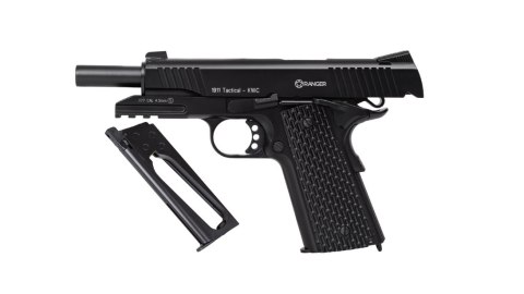 Wiatrówka pistolet RANGER M1911 BB KWC kal. 4,5 BBs BLOW BACK 17 strz. FULL METAL CO2 (AAKCMB760AZB) Wiatrówka pistolet RANGER M1911 BB KWC kal. 4,5 BBs BLOW BACK 17 strz. FULL METAL CO2 (AAKCMB760AZB)
