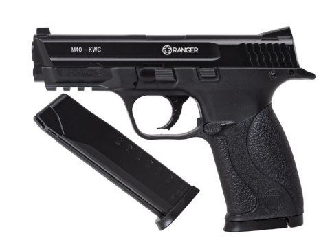 Wiatrówka pistolet RANGER M40 KWC kal. 4,5 BBs 19 strz. METAL SLIDE CO2 (AAKCMD481AZB) Wiatrówka pistolet RANGER M40 KWC kal. 4,5 BBs 19 strz. METAL SLIDE CO2 (AAKCMD481AZB)