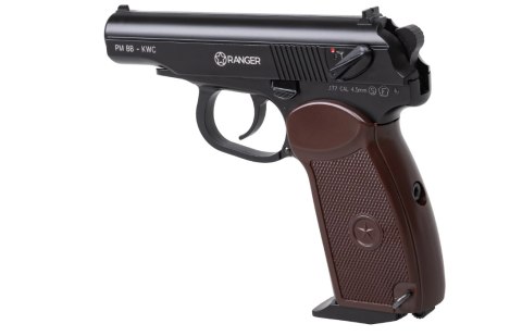 Wiatrówka pistolet RANGER PM BB KWC kal. 4,5 BBs Blow Back 15 strz. FULL METAL CO2 (AAKCMB440AZB) Wiatrówka pistolet RANGER PM BB KWC kal. 4,5 BBs Blow Back 15 strz. FULL METAL CO2 (AAKCMB440AZB)