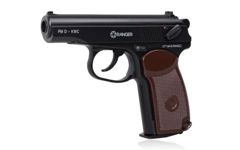 Wiatrówka pistolet RANGER PM Diabolo KWC kal. 4,5 2x6 strz. FULL METAL CO2 (AAKCPD441AZB) Wiatrówka pistolet RANGER PM Diabolo KWC kal. 4,5 2x6 strz. FULL METAL CO2 (AAKCPD441AZB)
