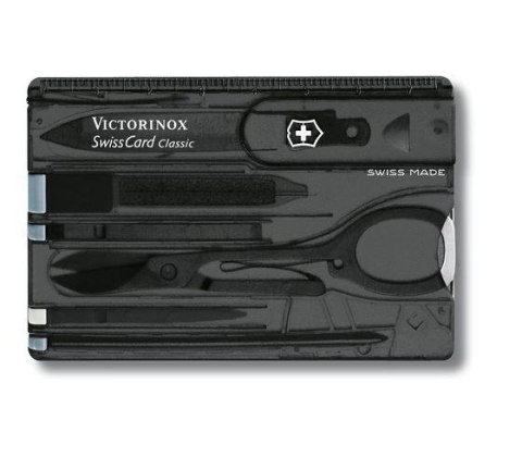 Zestaw Victorinox Karta SwissCard Lite, transparentna czarna Zestaw Victorinox Karta SwissCard Lite, transparentna czarna