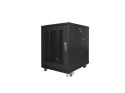 LANBERG SZAFA STOJĄCA RACK 19" 15U 600X800 DRZWI PERFOROWANE CZARNA (FLAT PACK) FF01-6815-23B