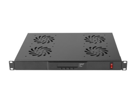 LANBERG PANEL WENTYLACYJNY 1U LCD 19" Z TERMOSTATEM 4 WENTYLATORY 230V AK-1503-B LANBERG PANEL WENTYLACYJNY 1U LCD 19" Z TERMOSTATEM 4 WENTYLATORY 230V AK-1503-B