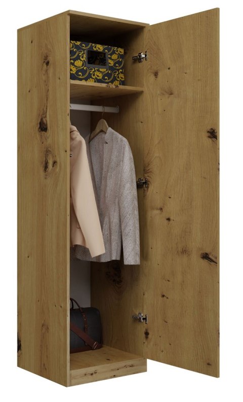 SZAFA GARDEROBA DRZWI PÓŁKI SD-50 DĄB ARTISAN SZAFA GARDEROBA DRZWI PÓŁKI SD-50 DĄB ARTISAN