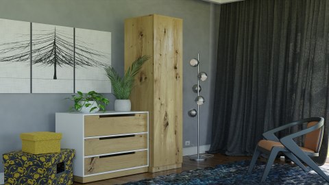 SZAFA GARDEROBA DRZWI PÓŁKI SD-50 DĄB ARTISAN SZAFA GARDEROBA DRZWI PÓŁKI SD-50 DĄB ARTISAN