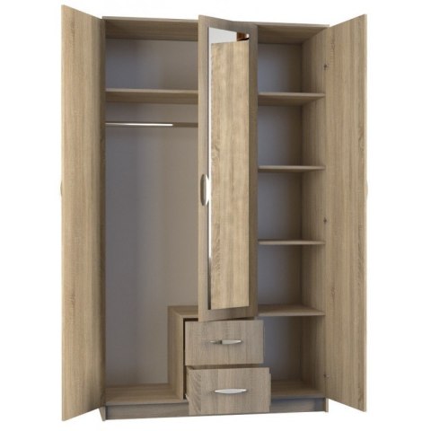 SZAFA ROMANA 120X205 SONOMA Z LUSTREM SZAFA ROMANA 120X205 SONOMA Z LUSTREM