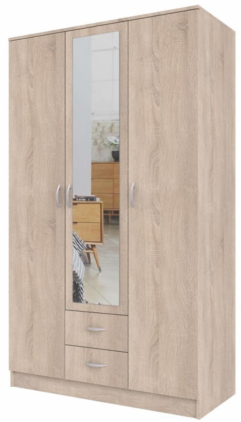 SZAFA ROMANA 120X205 SONOMA Z LUSTREM SZAFA ROMANA 120X205 SONOMA Z LUSTREM