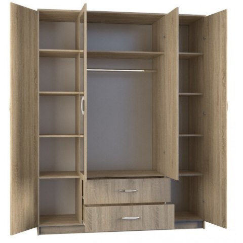 SZAFA ROMANA 160X205 SONOMA Z LUSTREM SZAFA ROMANA 160X205 SONOMA Z LUSTREM